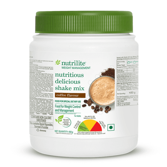 Weight Management Nutritious Delicious Shake Mix Coffee Flavor