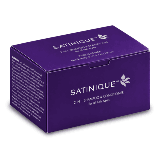 SATINIQUE™  2-in-1 Shampoo & Conditioner Sachets ( Pack of 30N)