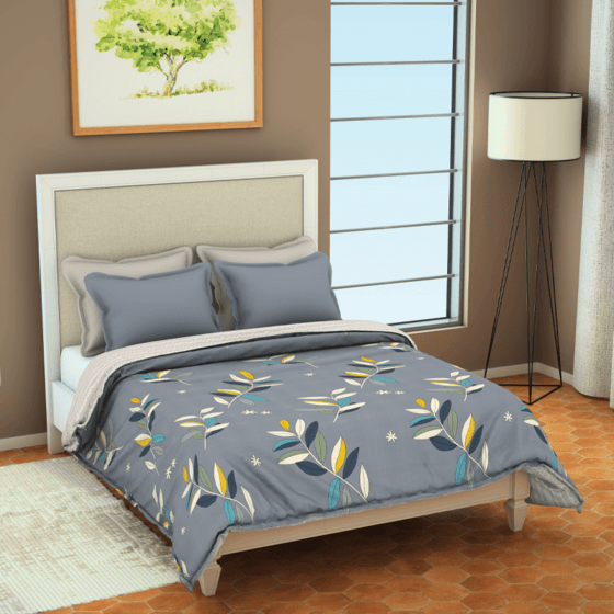 Antibacterial Grey Quilt