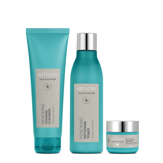 Mini Renewing Solution Set for Dry Skin AM Routine