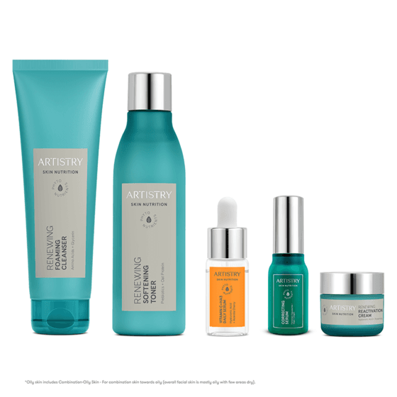 Oily Skin* Night Cleanser Toner Serums Night Cream for 30s