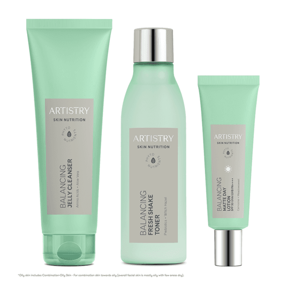 Oily Skin* Morning Cleanser Toner Moisturizer for 20s