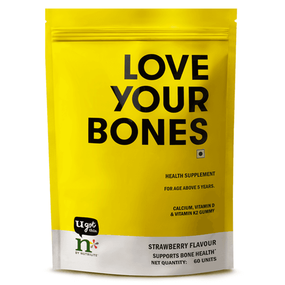 Love Your Bones Calcium, Vitamin D and Vitamin K2 Gummy