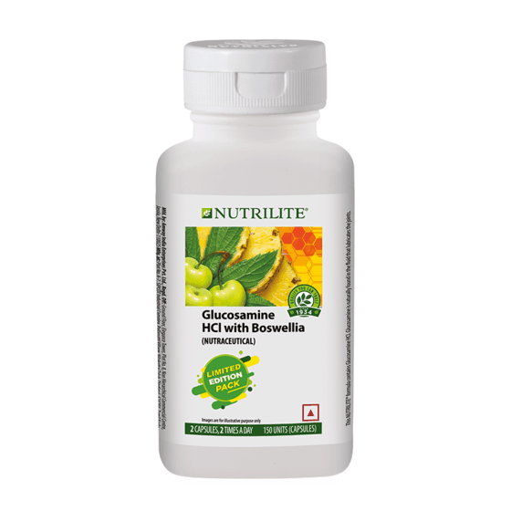 Glucosamine HCI with Boswellia limited edition pack